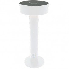 Επαναφορτιζόμενο Πορτατίφ LED 2W CCT Dimmable Μεταλλικό Λευκό 3053